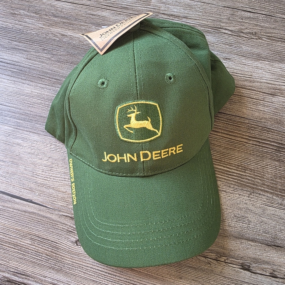 John Deere Green and Yellow Logo Baseball Cap